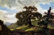 Carl Gustav Carus Oaks at the Sea Shore oil painting picture wholesale